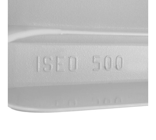 Радиатор алюминиевый Global ISEO 500 8 секций боковое подключение RAL 9010 IS05001008