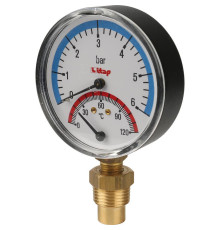 Термоманометр Itap 484 боковое подключение 1/2 25258q