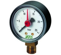 Манометр радиальный FAR 1/4 0-6 бар 50 мм FA 2501 R06