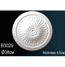 Розетка потолочная Perfect полиуретановая с орнаментом 310 мм B3029