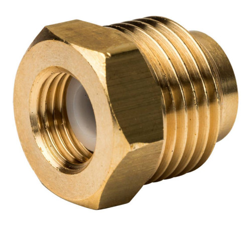 Термоманометр аксиальный STOUT 80 мм 120 °C 6 бар с запорным клапаном 1/2 SIM-0005-800615