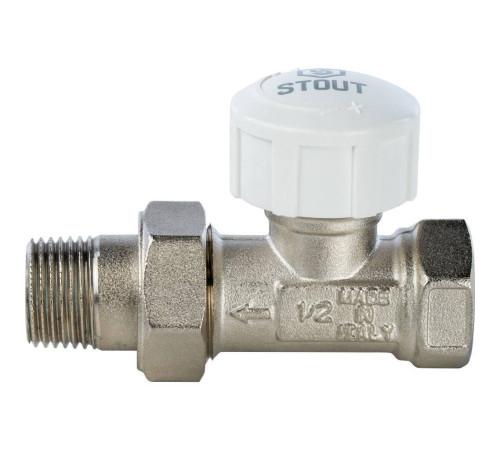 Клапан термостатический STOUT прямой 1/2 SVT-0001-000015