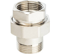 Соединение разъемное STOUT американка ВН никелированное 1 O-ring SFT-0041-000001