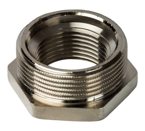 Футорка никелированная STOUT 1 1/2x1 SFT-0029-001121