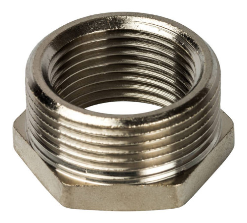 Футорка никелированная STOUT 1 1/2x1 1/4 SFT-0029-112114