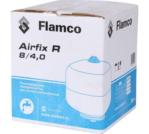 Расширительный бак для водоснабжения Flamco Airfix R 8 л 10 бар 24259RU