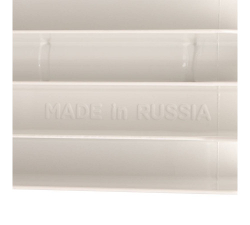 Радиатор биметаллический STOUT Space 500 7 секций боковое подключение SRB-0310-050007 RAL 9016