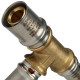 Тройник переходной STOUT 20x16x16 мм пресс для металлопластиковых труб SFP-0005-201616