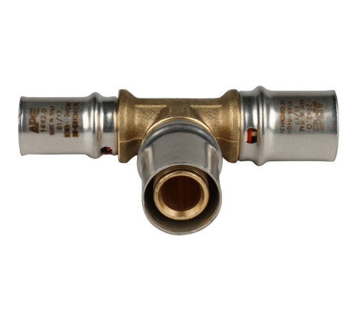 Тройник переходной STOUT 20х20х16 пресс для металлопластиковых труб SFP-0005-202016