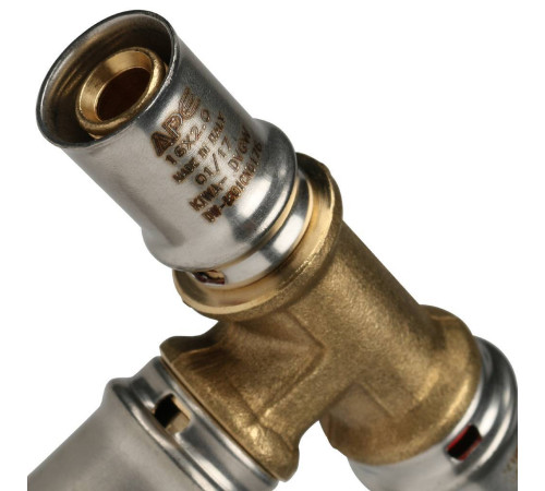 Тройник переходной STOUT 20х20х16 пресс для металлопластиковых труб SFP-0005-202016