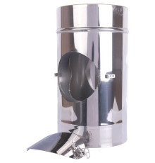 Труба дымохода Jeremias ДКВ 250 мм с лючком ревизии D 130 мм ДКВ68 130