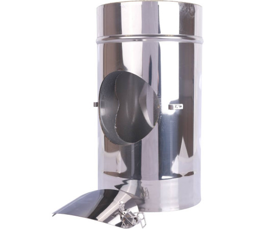 Труба дымохода Jeremias ДКВ 250 мм с лючком ревизии D 130 мм ДКВ68 130