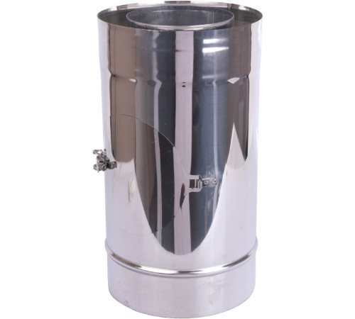 Труба дымохода Jeremias ДКВ 250 мм с лючком ревизии D 130 мм ДКВ68 130