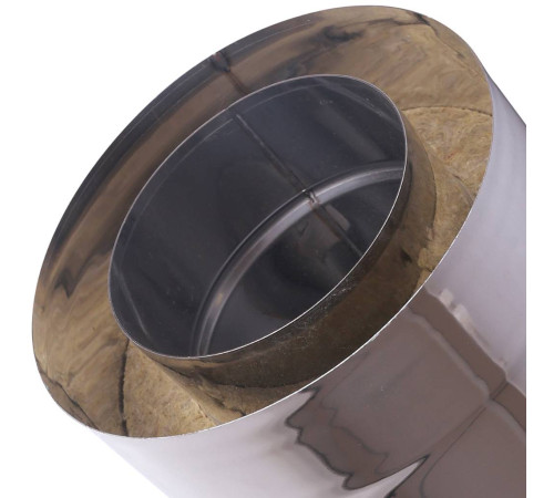 Труба дымохода Jeremias ДКВ 250 мм с лючком ревизии D 130 мм ДКВ68 130