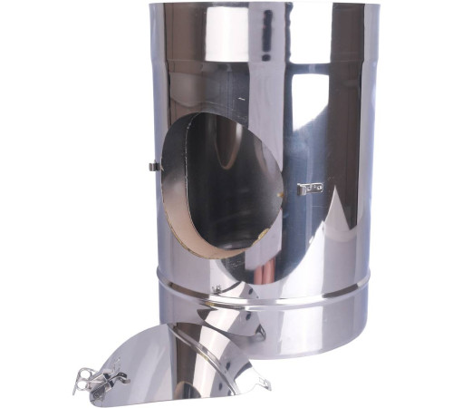 Труба дымоходная Jeremias ДКВ 180 мм 250 мм с лючком ревизии ДКВ68 180