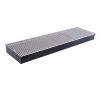 Конвектор внутрипольный STOUT SCN 80x300x1000 мм с роликовой решёткой SCN-1100-0830100
