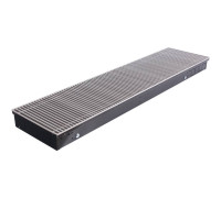 Конвектор внутрипольный STOUT SCN 80x300x1200 мм с роликовой решёткой SCN-1100-0830120