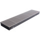 Конвектор внутрипольный STOUT SCN 80x300x1200 мм с роликовой решёткой SCN-1100-0830120