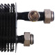 Конвектор внутрипольный STOUT SCN 80x300x1200 мм с роликовой решёткой SCN-1100-0830120