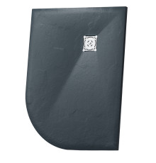 Душевой поддон асимметричный RGW Stone Tray ST/AL-G 1200х900 мм графит 16154129-02L