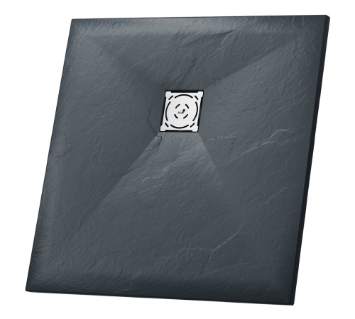 Душевой поддон квадратный RGW Stone Tray ST-G 1000x1000 мм графит 16152100-02