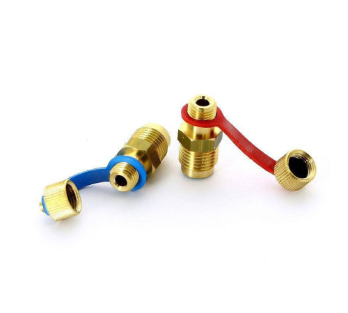 Комплект измерительных ниппелей Cimberio 1/4 красный/синий CIM 723L 1/4