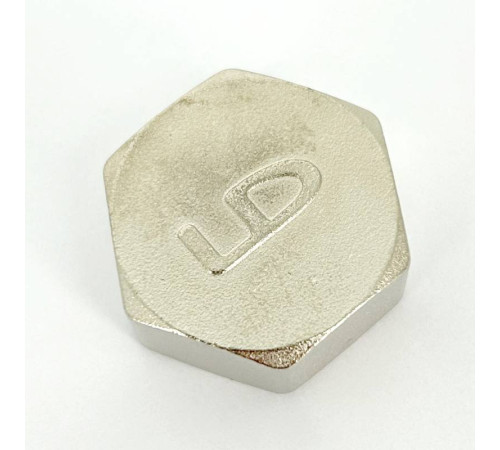 Заглушка латунная LD Pride 1/2 ВР никелированная 67.504.15