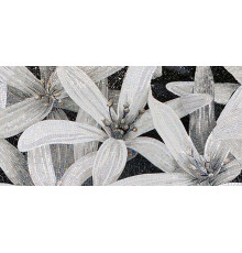 Декор Ceramica Classic April 2 чёрный 25х50 см 04-01-1-10-05-04-216-2