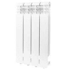 Радиатор алюминиевый Global ISEO 500 4 секции боковое подключение RAL 9010 IS05001004