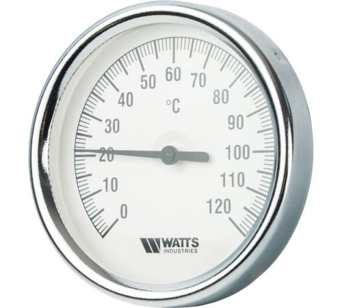Термометр биметаллический Watts F+R801 с погружной гильзой 80 мм 10005944