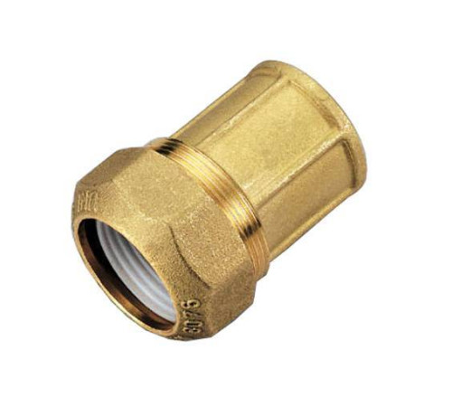 Муфта TIEMME 25x3/4 ВР для труб ПНД компрессионная 3400010