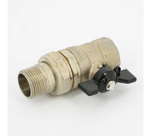 Кран шаровой LD Pride НВ 3/4 полнопроходной с разъемным соединением бабочка 47.306.20