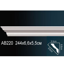 Карниз потолочный Perfect AB220 полиуретановый AB220
