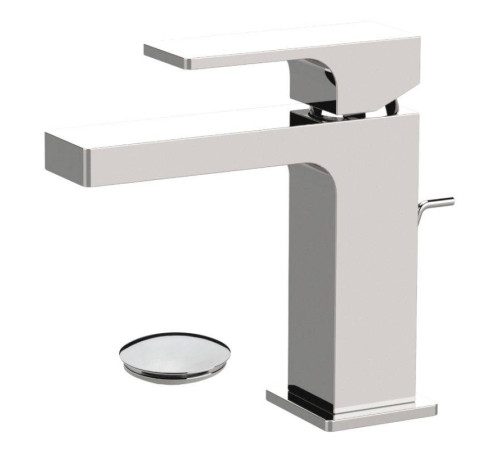 Смеситель для раковины Remer Absolute с донным клапаном хром AU10