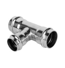 Тройник пресс Kromwell переходной 42x35x42 мм нержавеющая сталь KW.SP931423542