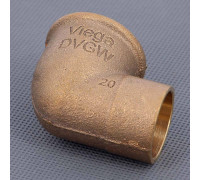 Угол 90° бронзовый Viega 94090G пайка-ВР 28x1 109561