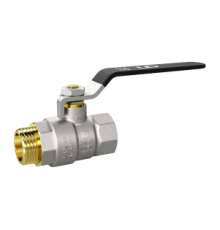 Кран шаровой латунный LD Pride 47.25.B-Н.Р 1 В-Н рычаг LD 47.303.25