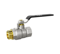 Кран шаровой латунный LD Pride 47.32.B-Н.Р 1 1/4 ВР/НР рычаг 47.303.32