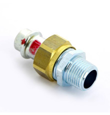 Муфта пресс-НР разъемная Viega Prestabo 15x1/2 оцинкованная сталь 559243