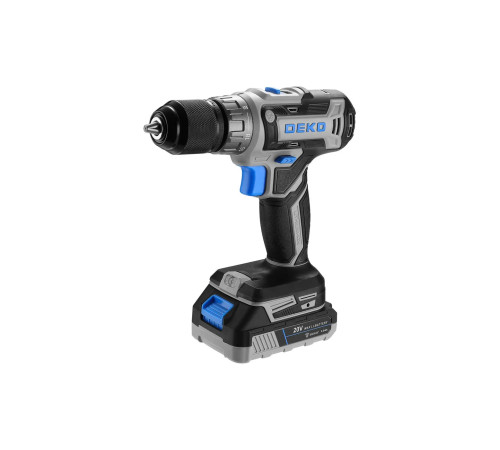Дрель-шуруповерт аккумуляторная DEKO DKCD20-Li SET1 20 В 2x3.0 Ач 083-1117