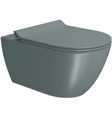 Унитаз подвесной безободковый GSI Pura Swirlflush 2.0 550x360 мм Agave Matte 8815FR504