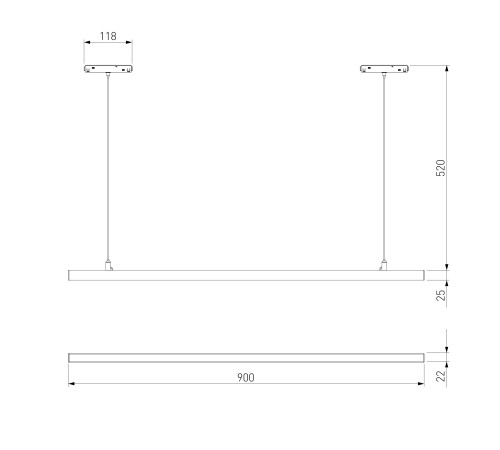 Slim Magnetic Трековый светильник 30W 4000K Milo чёрный 85105/01 85105/01