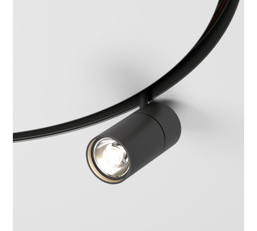 Slim Magnetic Трековый светильник для радиусного шинопровода 20W 4200K Comfi чёрный Ø 800мм 85187/01