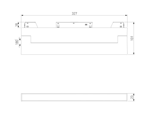 Умный трековый светильник 18W 2700-6500K Dim Kos Slim Magnetic 85083/01