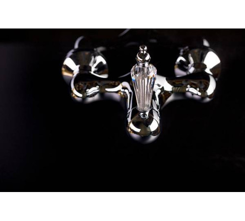 Смеситель для душа Boheme Crystal однорычажный бронза 304-CRST