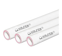 Труба полипропиленовая VALFEX армированная стекловолокном SDR 6 PN25 25x4.2 мм 2 м 1294155