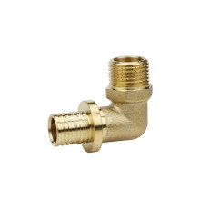 Угольник аксиальный VARMEGA Slide-fit 90° 20x3/4 наружная резьба VM51414