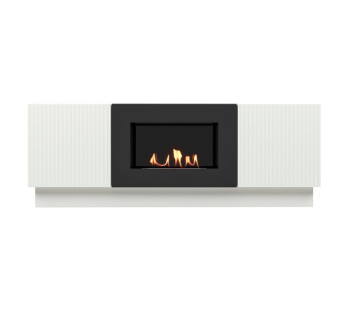 Тумба с биокамином Firelight BFP/P-1400L белая 1595752