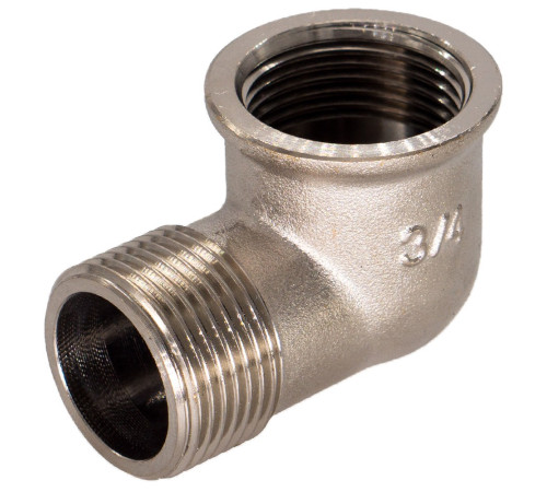 Уголок латунный никелированный CTM 1 1/2 дюйма г/ш НС-1499644