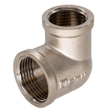 Уголок переходной CTM 1 x 1/2 ВР-ВР латунный никелированный 1499647